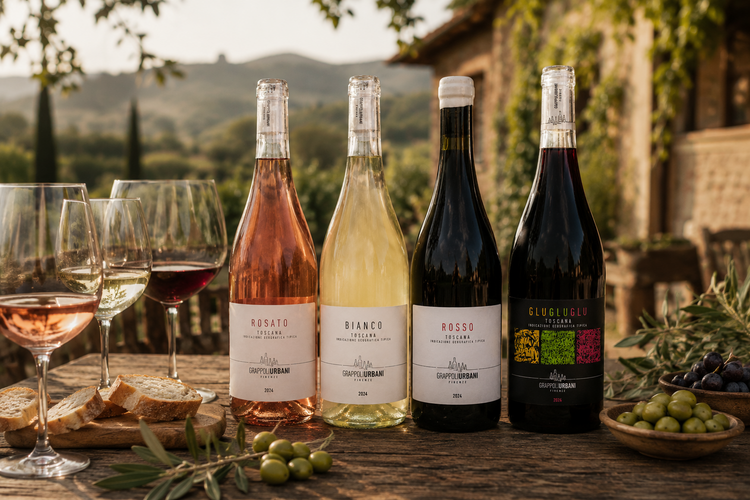 Selezione di vini Grappoli Urbani